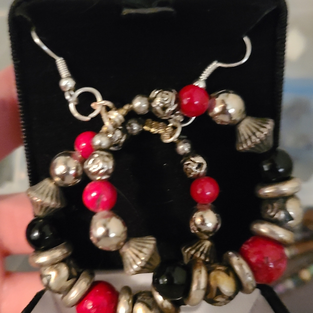 Earrings made by me
